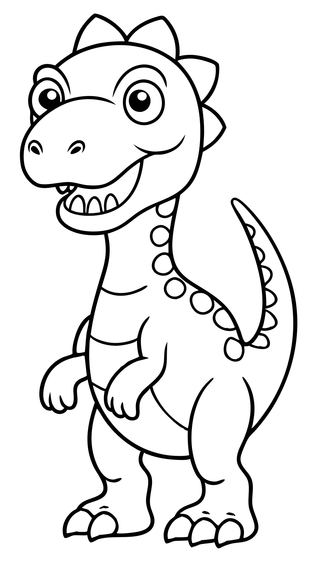 dinosaur coloring pages preschool